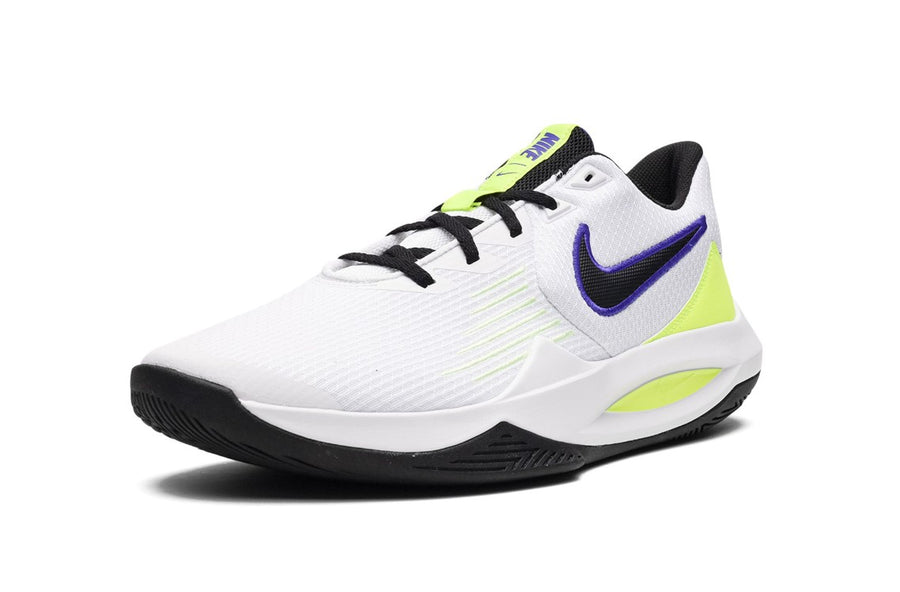Nike Precision 5 White Barely Volt Men's