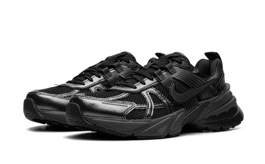 Nike V2K Run Black Dark Smoke Grey Women's