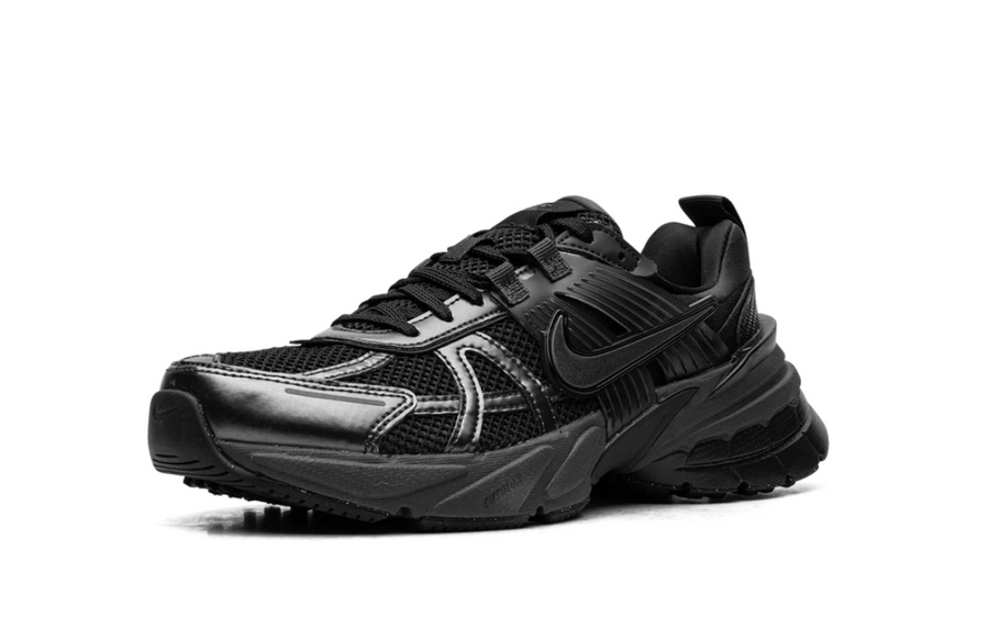 Nike V2K Run Black Dark Smoke Grey Women's