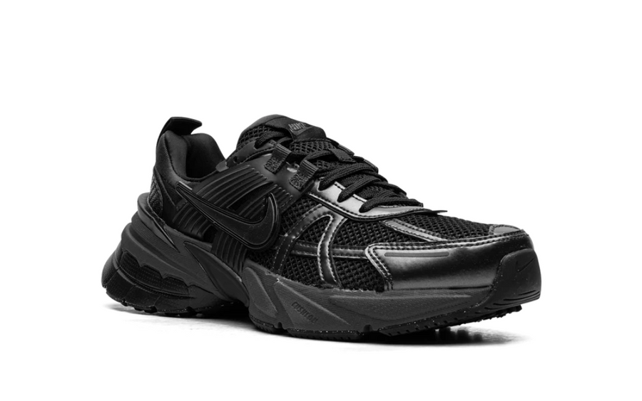 Nike V2K Run Black Dark Smoke Grey Women's