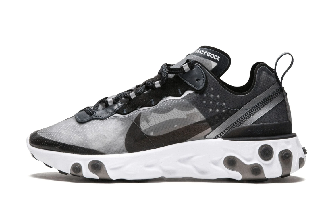 Nike React Element 87 Anthracite Black Men s Pimp Kicks