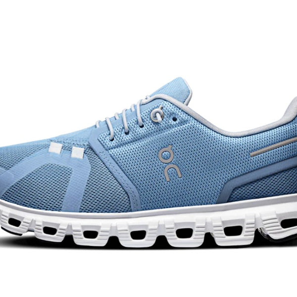 On Running Cloud 6 Chambray White Women's