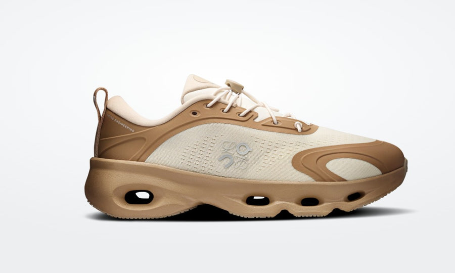 On Running Cloudsolo LOEWE Dark Sand Cream Women's