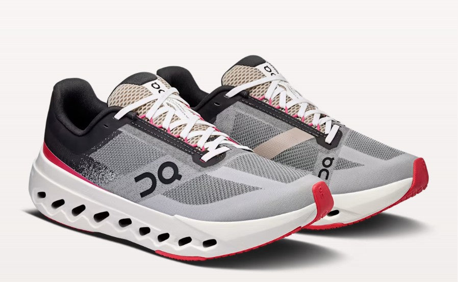 On Running Cloudsurfer Next Black White Pink Women's