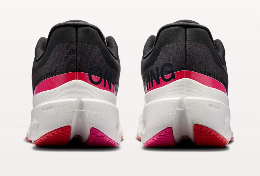 On Running Cloudsurfer Next Black White Pink Women's