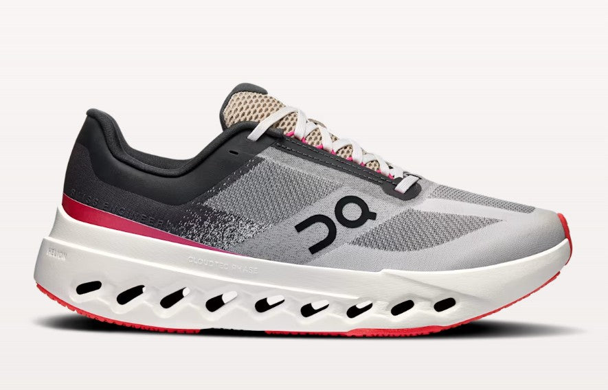 On Running Cloudsurfer Next Black White Pink Women's