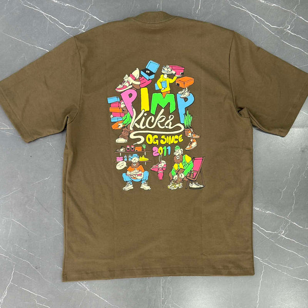 Pimpkicks Og Olive Green Shirt