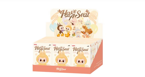 Pop Mart Labubu The Monsters Have a Seat Vinyl Plush Sealed Case