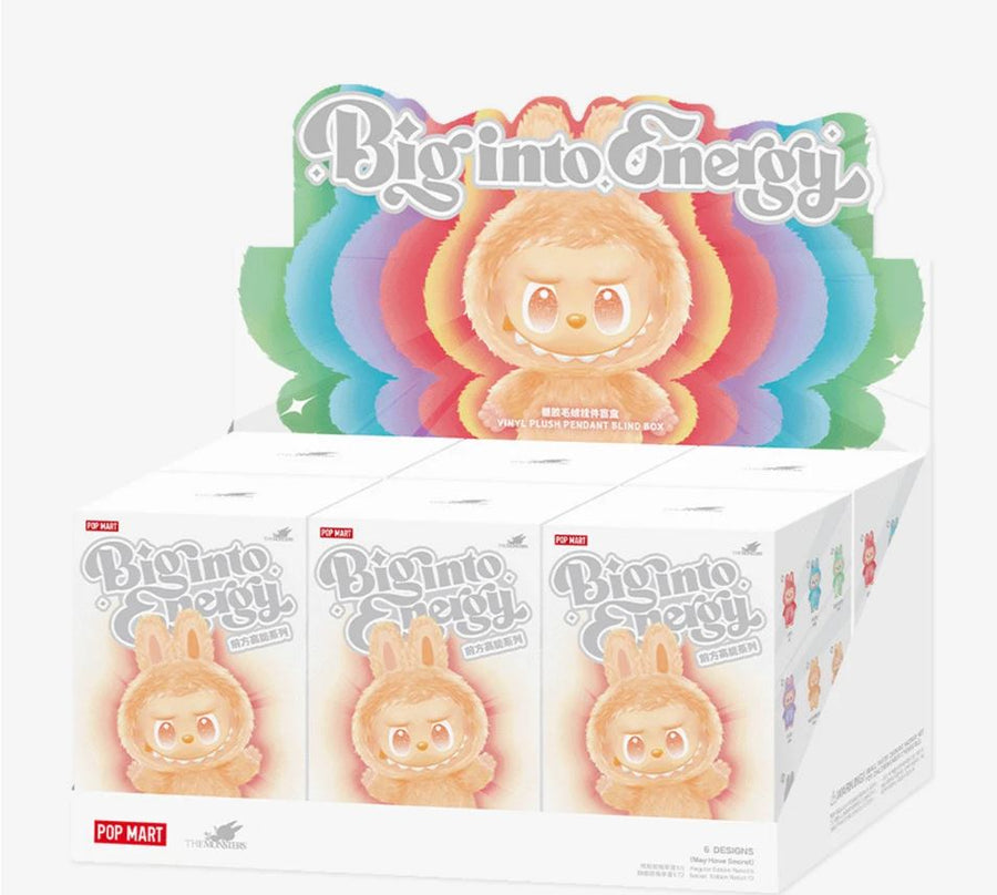 Popmart Labubu THE MONSTERS - Big into Energy Series-Vinyl Plush Pendant Blind Box V3