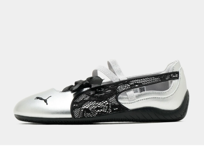 Puma Speedcat Ballet Lace JD Exclusive Silver Black Women's - Pimp Kicks