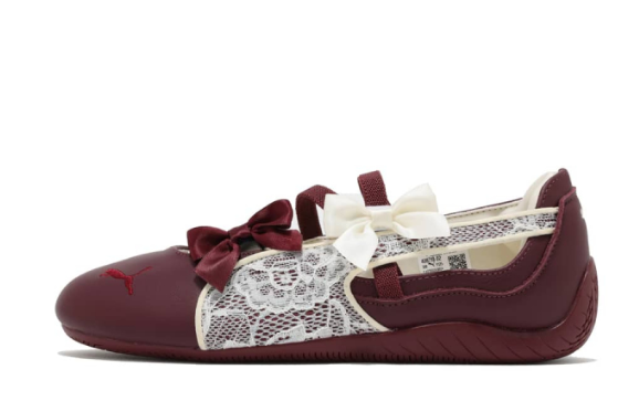 Puma Speedcat Ballet Lace Ruby Shimmer-Frosted Ivory Women's