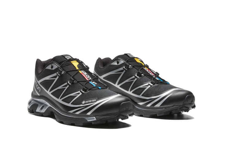 SALOMON XT-6 Gore-Tex Black Silver Men's