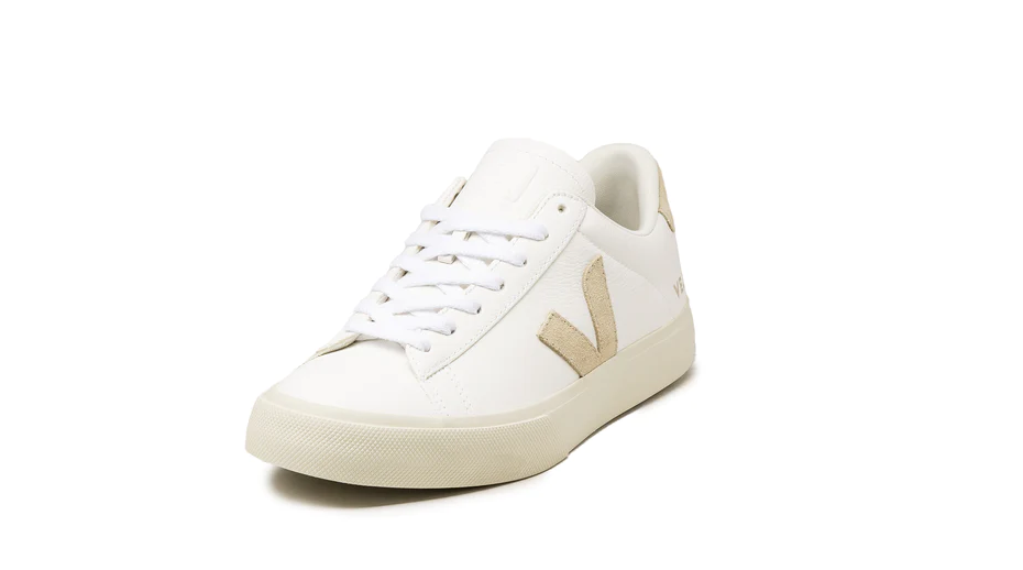 Veja Campo Chromefree Leather White Almond Women's