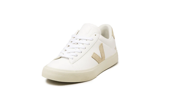 Veja Campo Chromefree Leather White Almond Women's
