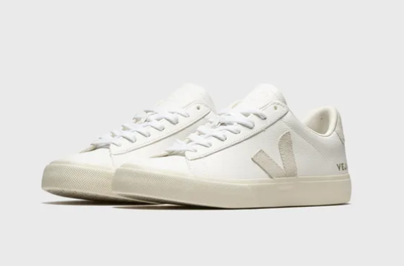 Veja Campo Low Chromefree Leather White Natural Women's