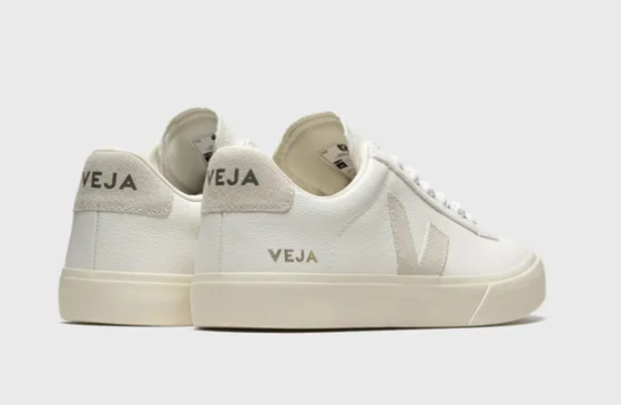 Veja Campo Low Chromefree Leather White Natural Women's