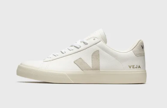 Veja Campo Low Chromefree Leather White Natural Women's