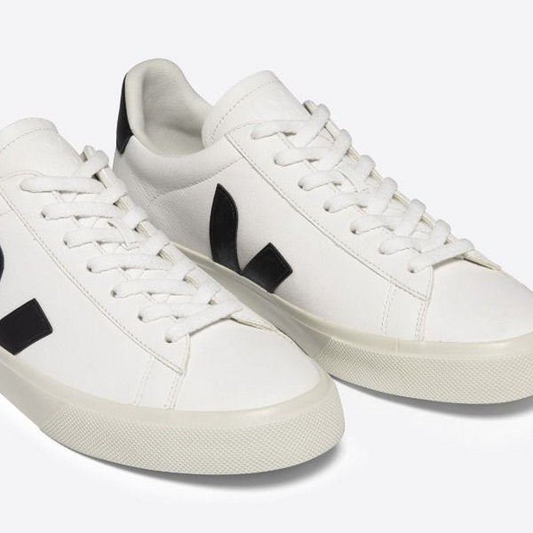 Veja Campo Low Chromefree White Black Women's