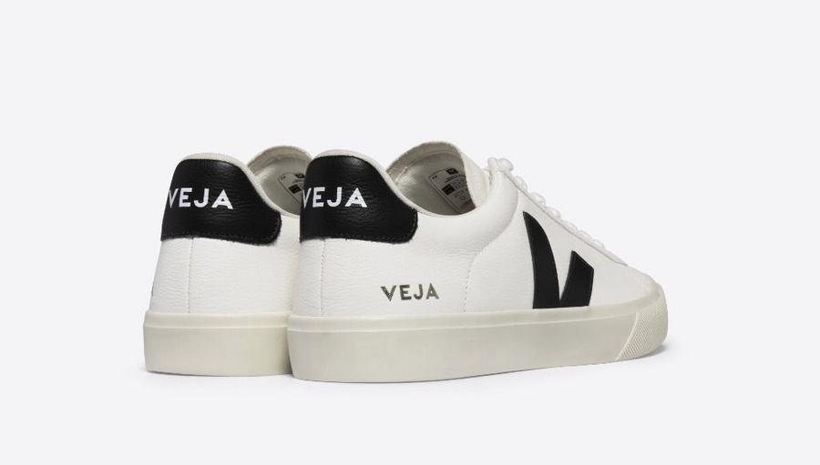 Veja Campo Low Chromefree White Black Women's