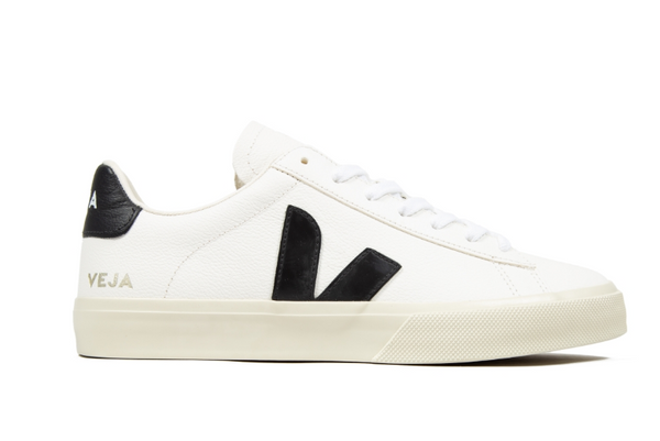 Veja Campo Low Chromefree White Black Women's