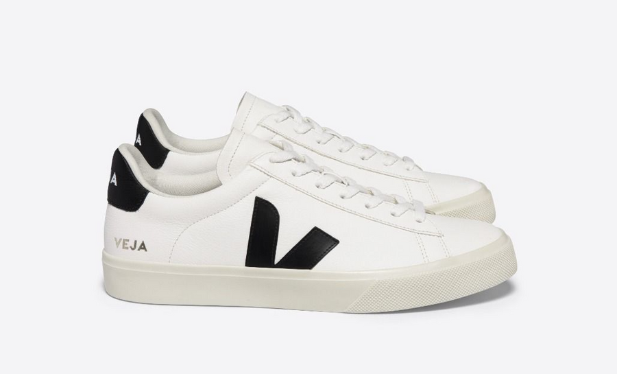 Veja Campo Low Chromefree White Black Women's