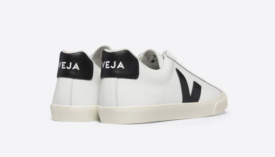 Veja Esplar Leather White Black Women's