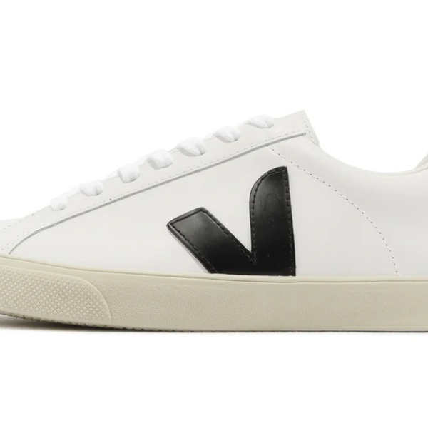 Veja Esplar Leather White Black Women's