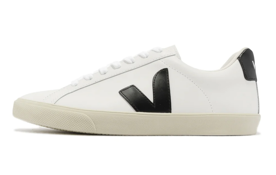 Veja Esplar Leather White Black Women's