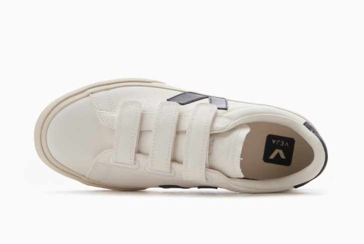 Veja Recife Chromefree Leather White Black Women's