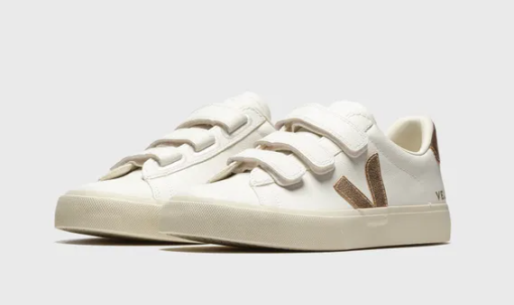 Veja Recife Chromefree Leather White Platine Women's