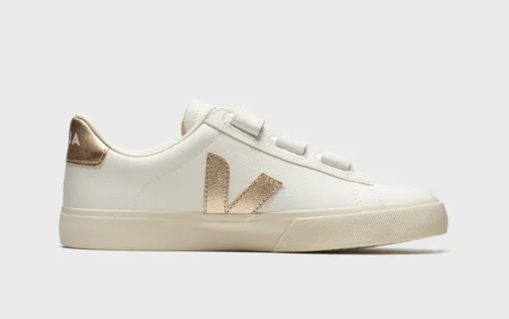 Veja Recife Chromefree Leather White Platine Women's