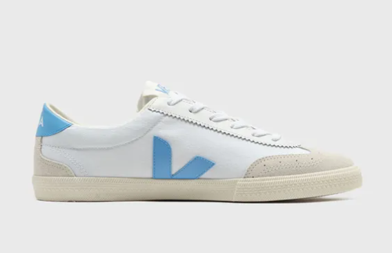 Veja Volley Canvas Light Blue White Women's