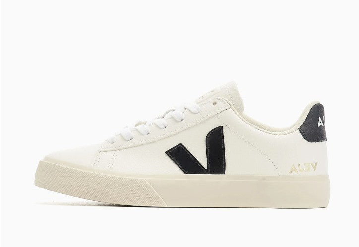 Veja Campo Low Chromefree White Black Women's