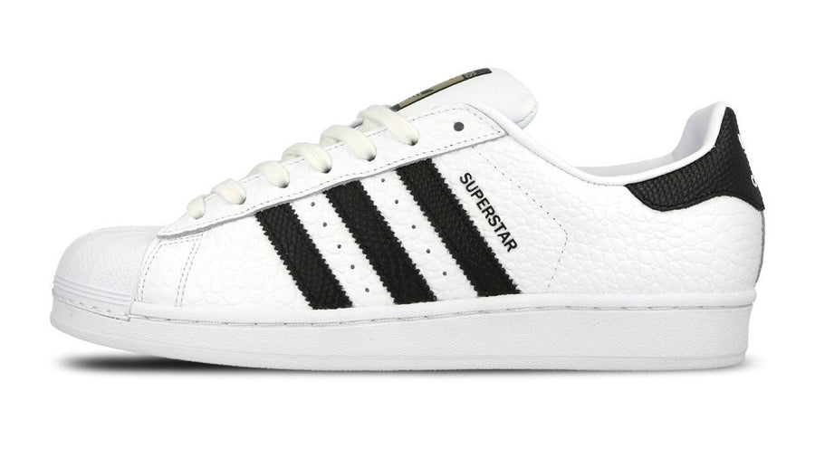 Adidas Superstar Animal Leather White Black Men's - Pimp Kicks