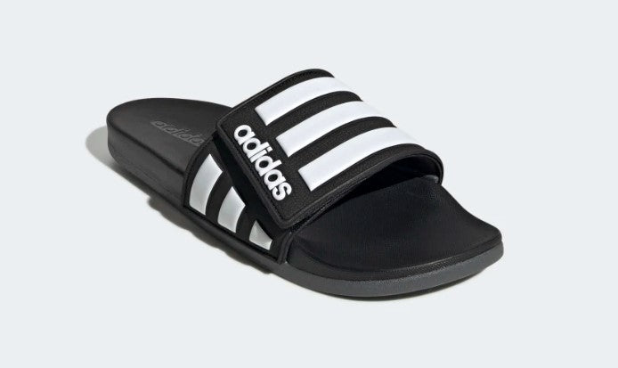 Adidas Adilette Comfort Adjustable Slides Black Men's
