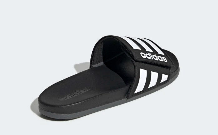 Adidas Adilette Comfort Adjustable Slides Black Men's