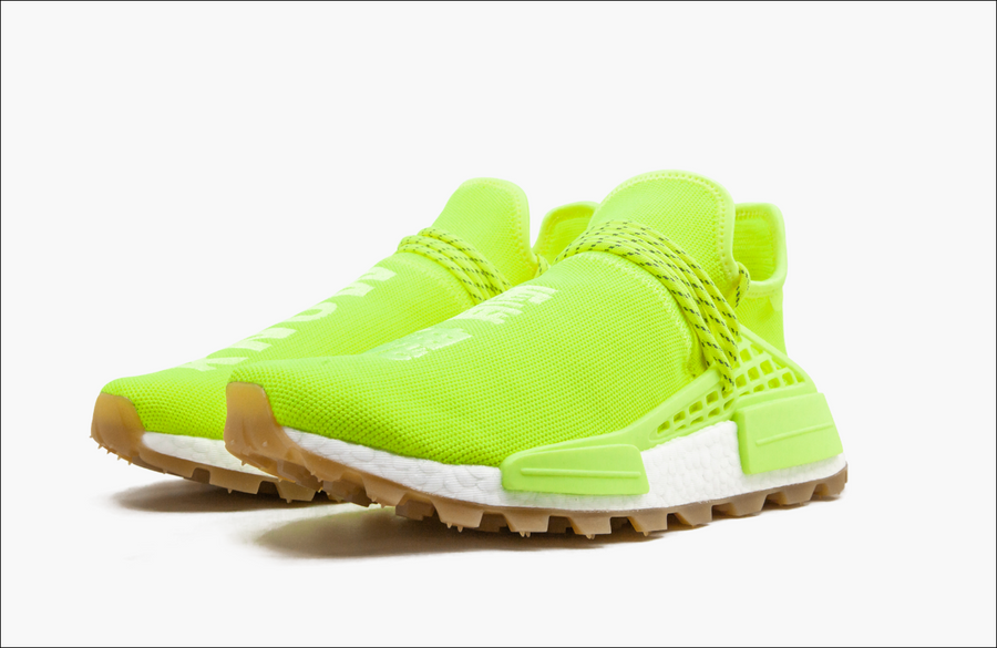 Adidas NMD Pharrell Human Race Trail Know Soul Volt Gum Sole Men's