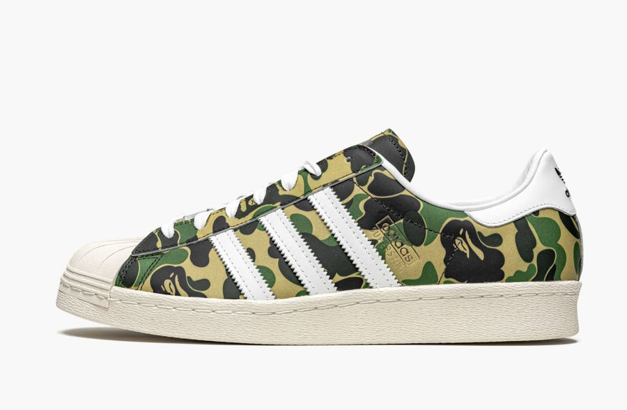 Adidas Superstar Bape ABC Camo Green Men's