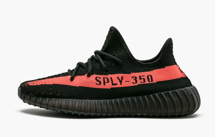 Adidas Yeezy 2 Boost 350 Low Core Black Red V2 Men's