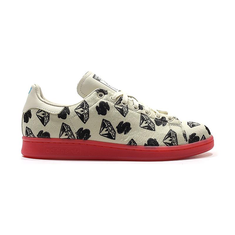 Adidas Stan Smith Pharrell Williams Pony Hair Red Men's - Pimp Kicks