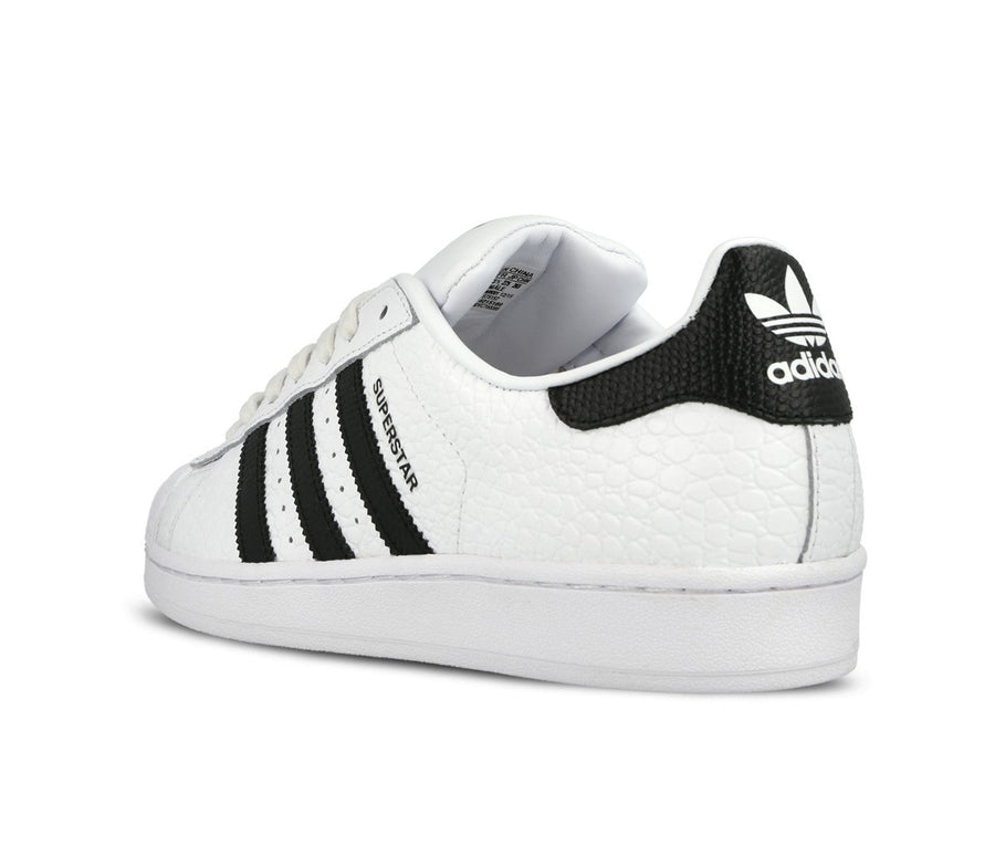Adidas Superstar Animal Leather White Black Men's - Pimp Kicks