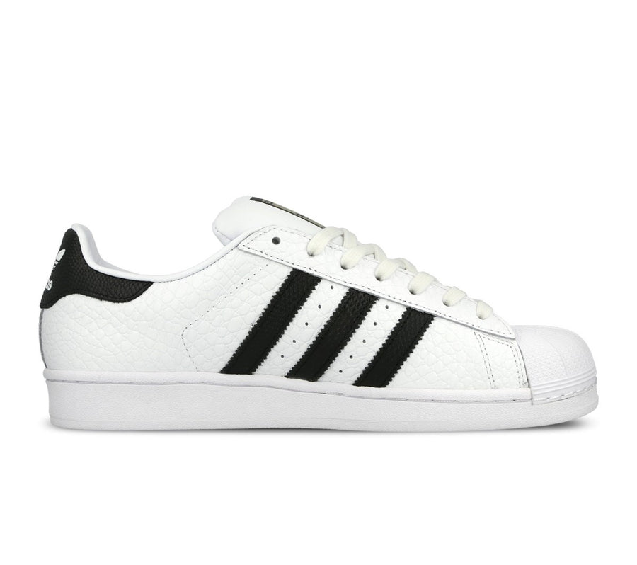 Adidas Superstar Animal Leather White Black Men's - Pimp Kicks
