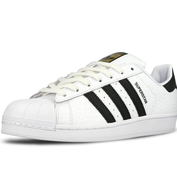 Adidas Superstar Animal Leather White Black Men's - Pimp Kicks