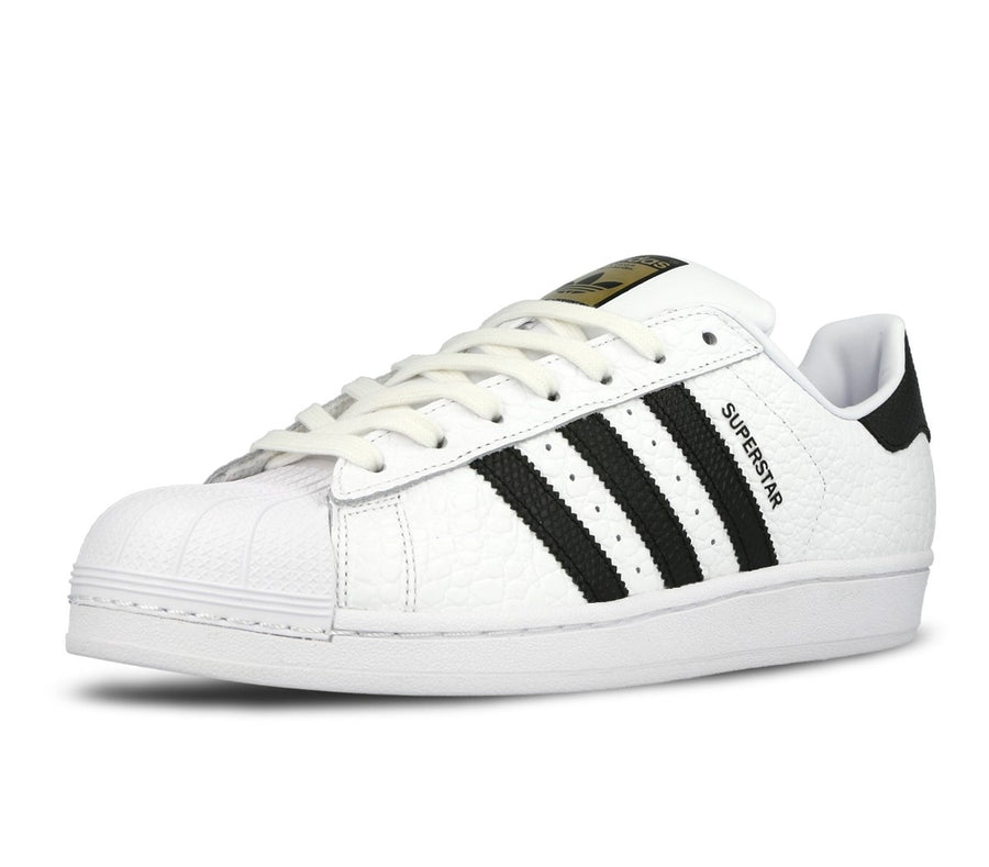 Adidas Superstar Animal Leather White Black Men's - Pimp Kicks