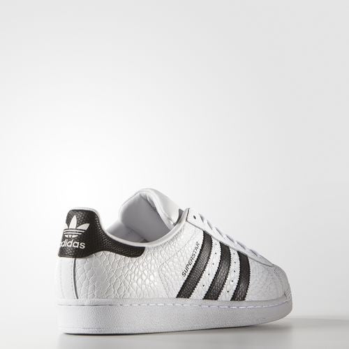 Adidas Superstar Animal Leather White Black Men's - Pimp Kicks
