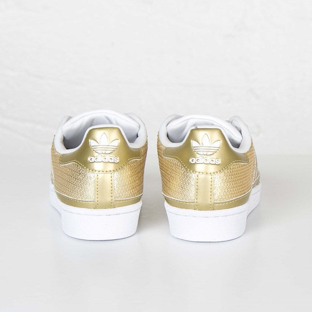 Adidas Superstar Metallic Gold Sequin Women's - Pimp Kicks