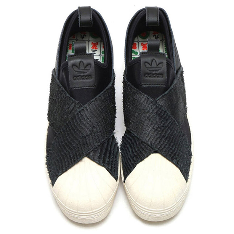 Adidas Superstar Slip On CNY Black Women's - Pimp Kicks