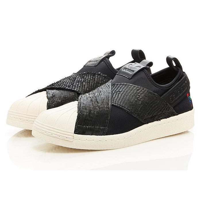 Adidas Superstar Slip On CNY Black Women's - Pimp Kicks
