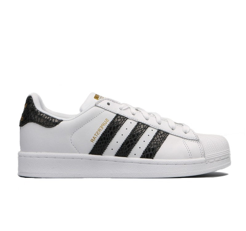 Adidas Superstar White Black Snake Women's - Pimp Kicks