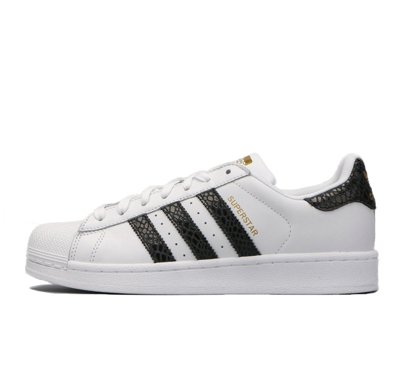 Adidas Superstar White Black Snake Women's - Pimp Kicks